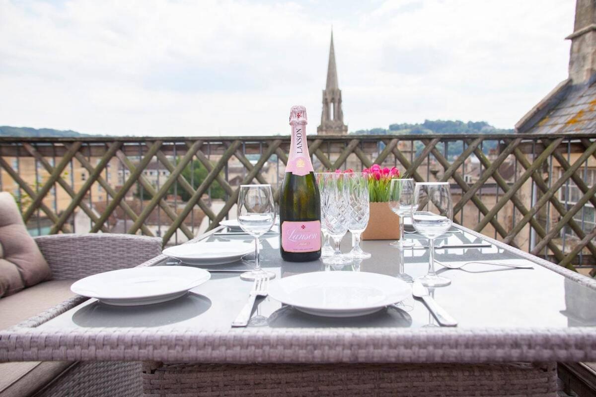 The Roof Terrace Maisonette - City Centre Bath Exterior foto